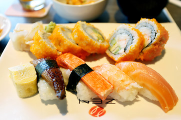 Image showing Japanese sushi 