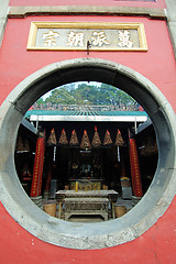 Image showing Window of temple