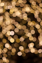 Image showing Natural bokeh. Photo of holidays lights