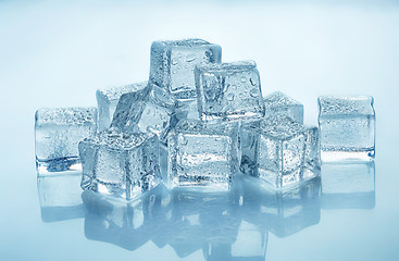 Image showing ice cubes