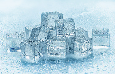 Image showing ice cubes