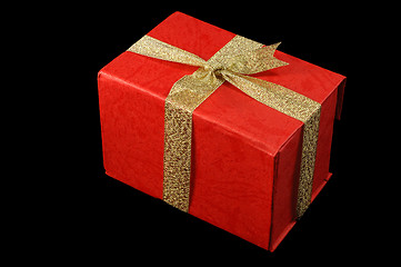 Image showing Red gift box