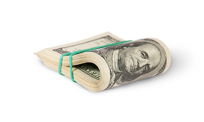 Image showing Bundle Of Money Rotated