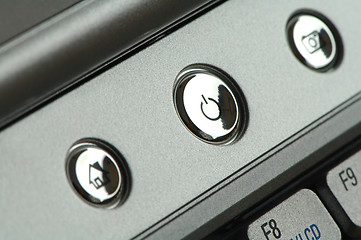 Image showing Buttons of notebook