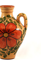 Image showing Ceramic pot with paint