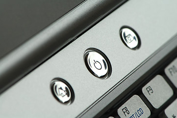 Image showing Buttons of notebook