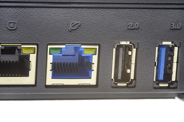 Image showing Wireless router ports