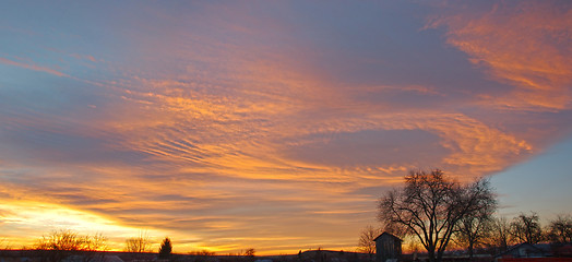Image showing Sunrise panorama