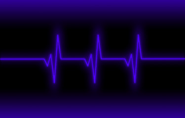 Image showing Electrocardiogram - Concept of healthcare