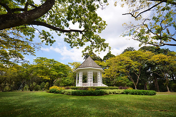 Image showing The Bandstand in Singapore Botanic Gardens.