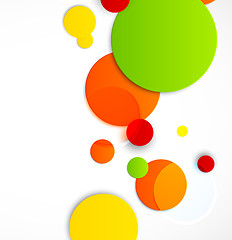 Image showing Colorful circles