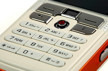 Image showing Mobile keypad