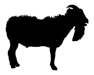 Image showing Ram silhouette 