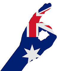 Image showing Australian hand signals