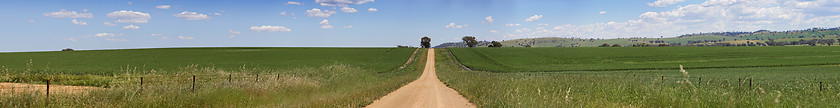 Image showing Road Less Travelled Country NSW Farmland