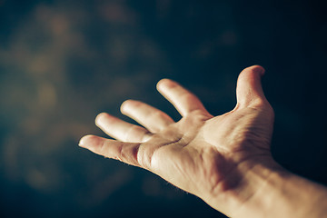 Image showing hands begging 