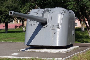 Image showing Old navy gun