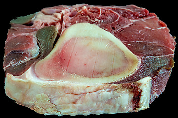 Image showing Osso bucco, beaf meat