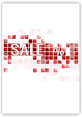 Image showing Last winter sale vector flyer template
