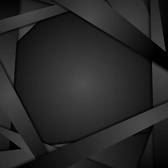 Image showing Dark corporate abstract background