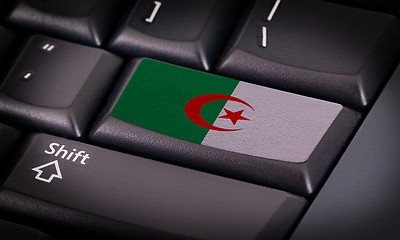 Image showing Flag on keyboard