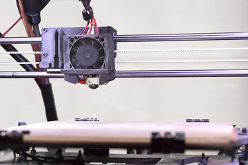 Image showing Detail of the 3D Printer