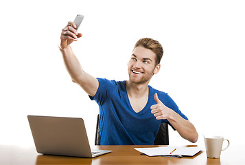 Image showing Selfie time