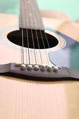 Image showing strings on the guitar