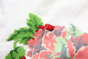 Image showing Ukrainian embroidery 