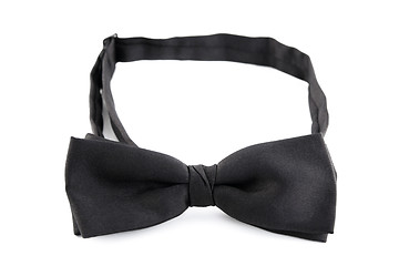 Image showing Black bow tie for a special occasion