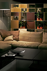Image showing Sofa and shelf