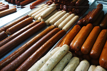 Image showing Various of chicken sausage