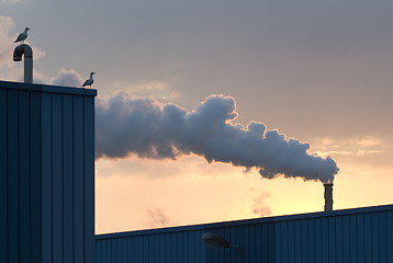 Image showing Sunset Pollution