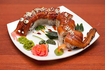 Image showing Sushi rolls