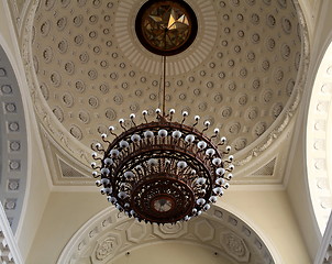 Image showing old Bronze chandelier