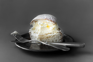 Image showing Semla, traditional Scandinavian pastry