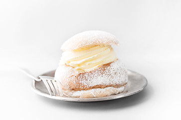 Image showing Semla, traditional Swedish pastry