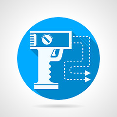 Image showing Stun gun flat vector icon