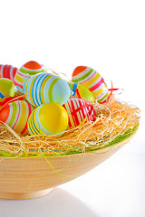 Image showing Colorful easter eggs