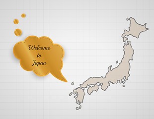 Image showing welcome to japan