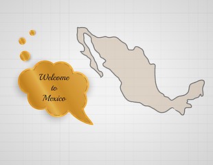 Image showing welcome to mexico