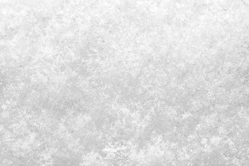 Image showing close up of fresh snow texture