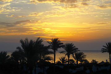 Image showing Seaview of beautiful early morning