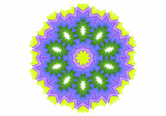 Image showing Abstract bright color shape