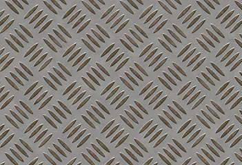 Image showing Metal diamond plate