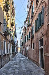 Image showing Narrow Venetian Street 