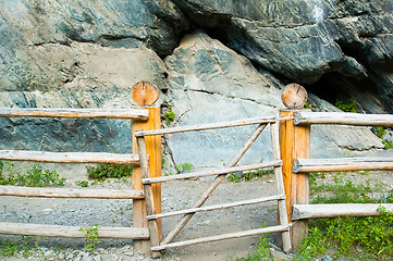 Image showing Ancient petroglyphs  near Kucherla. Mountain Altai