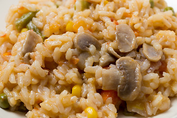 Image showing Vegetable risotto