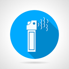Image showing Tear pepper spray flat vector icon
