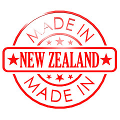 Image showing Made in New Zealand red seal